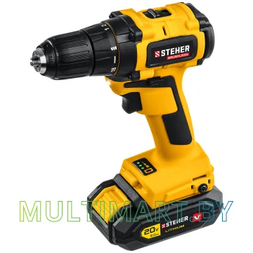 Дрель-шуруповерт Steher CDB-200-1 (с 1-им АКБ, кейс)